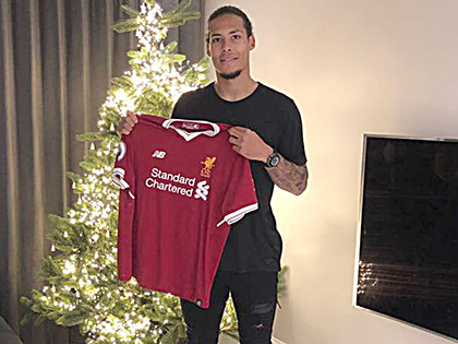 Van Dijk sẽ chính thức trở thành cầu thủ của Liverpool khi TTCN tháng Giêng mở cửa.