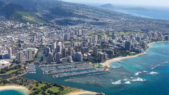 Một góc đảo Hawaii.