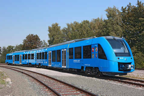 Con tàu Coradia iLint. Ảnh: Alstom 