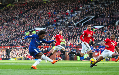 Willian luôn tỏ ra xuất sắc trong thời gian gần đây nhưng cũng không giúp Chelsea có được chiến thắng trong những trận cầu quan trọng.