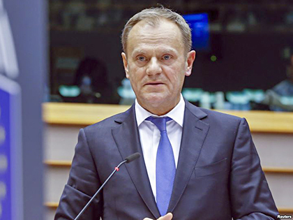 Chủ tịch Hội đồng châu Âu Donald Tusk. 