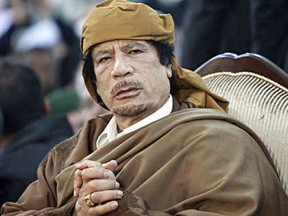 Muammar Gaddafi, lãnh đạo Libya năm 1969-2011. 