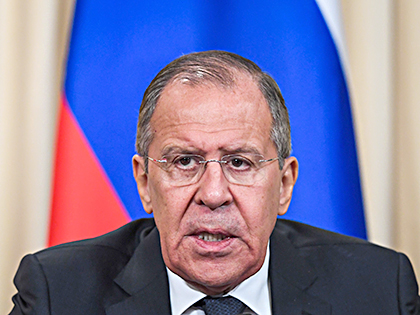 Ngoại trưởng Nga Sergei Lavrov. 