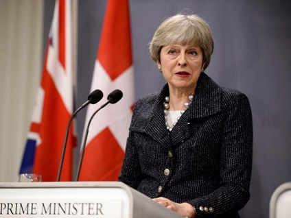 Thủ tướng Anh Theresa May. 