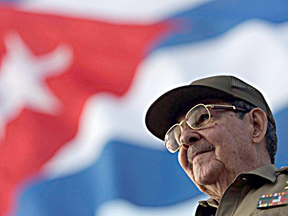 Chủ tịch Cuba Raul Castro. 