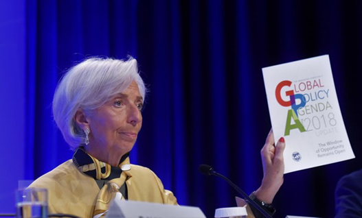 Tổng Giám đốc Quỹ Tiền tệ quốc tế (IMF) Christine Lagarde.