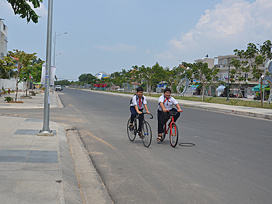 Một số tuyến đường nội bộ tại công trình Công viên Bà Rịa (giai đoạn 1) đã cơ bản hoàn thành.