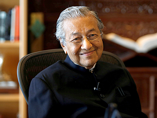 Tân Thủ tướng Malaysia Mahathir Mohamad. 