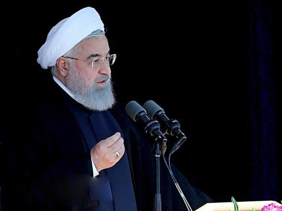 Tổng thống Iran Hassan Rouhani. 