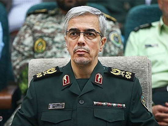 Tham mưu trưởng Các lực lượng vũ trang Iran, Thiếu tướng Mohammad Bagheri. 