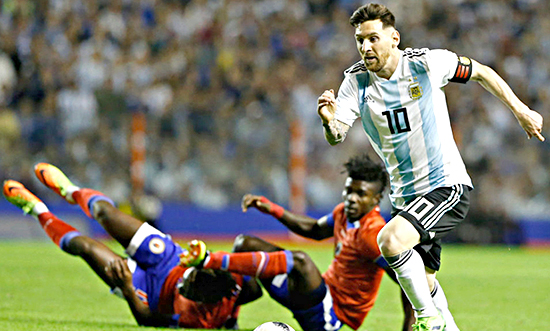 Argentina đang lệ thuộc rất nhiều vào Leo Messi.