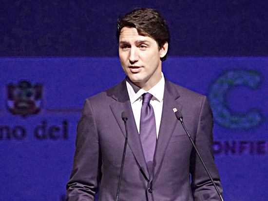 Thủ tướng Canada Justin Trudeau.