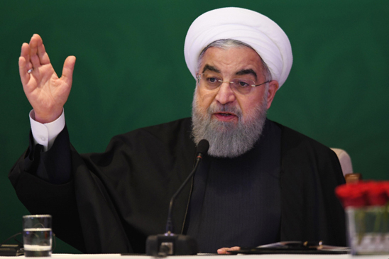 Tổng thống Iran Hassan Rouhani. 