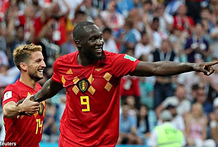 Cầu thủ Lukaku của đội tuyển Bỉ đã ghi 2 bàn thắng vào lưới Panama trong trận đấu đầu tiên tại World Cup 2018.