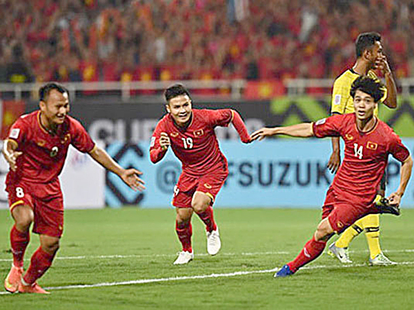 Tại AFF Cup 2018, Việt Nam đã đánh bại Malaysia 2-0 ở Mỹ Đình.