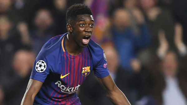 Khi được ra sân đá chính, Dembele đã có bàn mở tỷ số ngay phút thứ 7 cho Barcelona trong trận đấu với Tottenham.