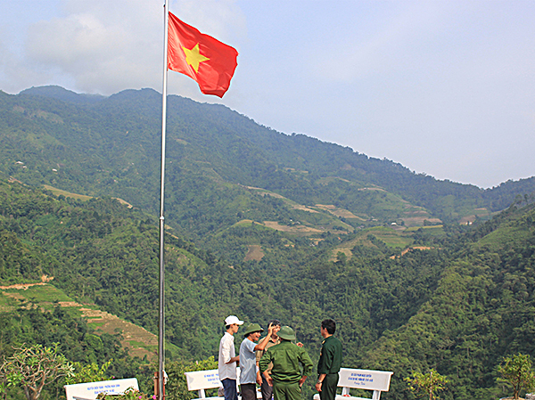 Nơi trận chiến Vị Xuyên 40 năm trước, giờ là rừng núi bạt ngàn cây xanh. Ảnh: THÀNH GIÁC