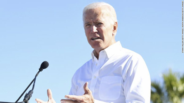 Joe Biden đang là ứng cử viên sáng giá nhất của đảng Dân chủ. Ảnh: Getty Images