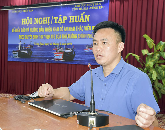 Ông Nguyễn Phú Quốc, Vụ phó Vụ Khai thác thủy sản, Tổng cục Thủy sản thông tin chi tiết quy trình, thủ tục, cơ sở pháp lý để các đội tàu của Việt Nam đánh bắt hợp pháp ở vùng biển nước ngoài.