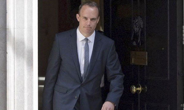 Cựu Bộ trưởng Brexit Dominic Raab.