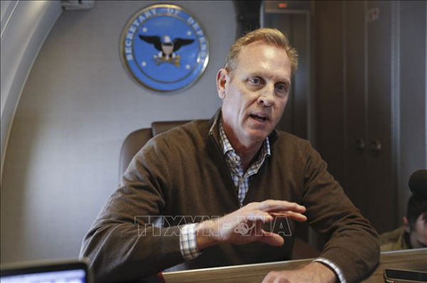 Quyền Bộ trưởng Quốc phòng Mỹ Patrick Shanahan. (Ảnh: AFP)