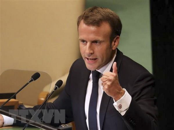 Tổng thống Pháp Emmanuel Macron. (Nguồn: AFP)