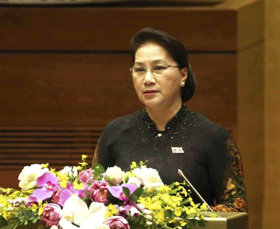 Chủ tịch Quốc hội Nguyễn Thị Kim Ngân.  