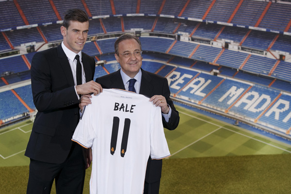 Gareth Bale là cầu thủ được Chủ tịch Florentino Perez đặt rất nhiều  kỳ vọng.
