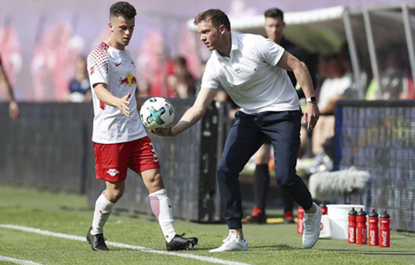 RB Leipzig của Nagelsmann đang có sự khởi đầu tốt nhất trong lịch sử khi đứng đầu bảng xếp hạng Bundesliga.