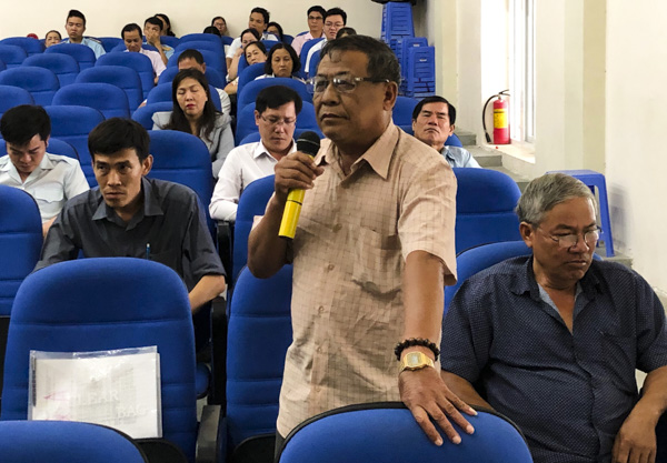 Cử tri Phạm Thế Chiến (Khu dân cư số 8) phản ánh tình trạng chậm trễ trong việc thi hành án của các cơ quan chức năng khi bản án đã có hiệu lực.