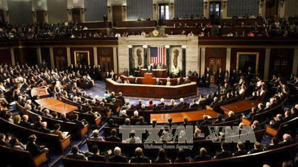 Toàn cảnh một phiên họp Quốc hội Mỹ ở Washington DC.