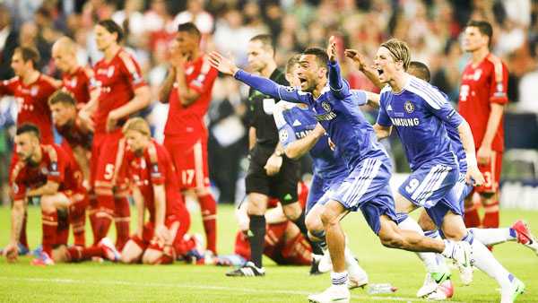 Năm 2012, Bayern Munich gặp Chelsea ở trận chung kết Champions League, mùa này họ đã phải đụng nhau từ rất sớm ở vòng 1/8.