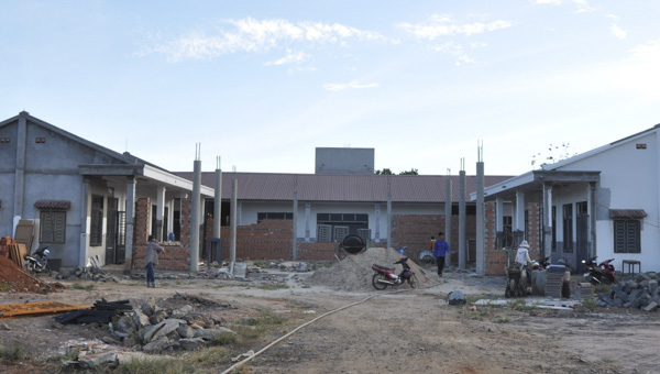 Nhà dưỡng lão Trung tâm nhân đạo Minh Quang đang được xây dựng tại ấp Nhân Nghĩa, xã Xuyên Mộc, huyện Xuyên Mộc.