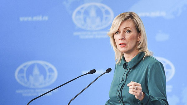 Người phát ngôn Bộ Ngoại giao Nga  Maria Zakharova. 