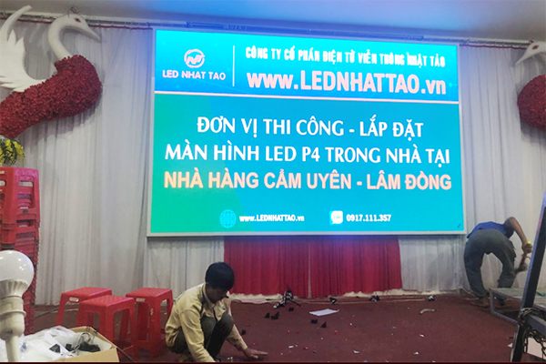 Màn hình LED hiển thị hình ảnh sắc nét sống động.