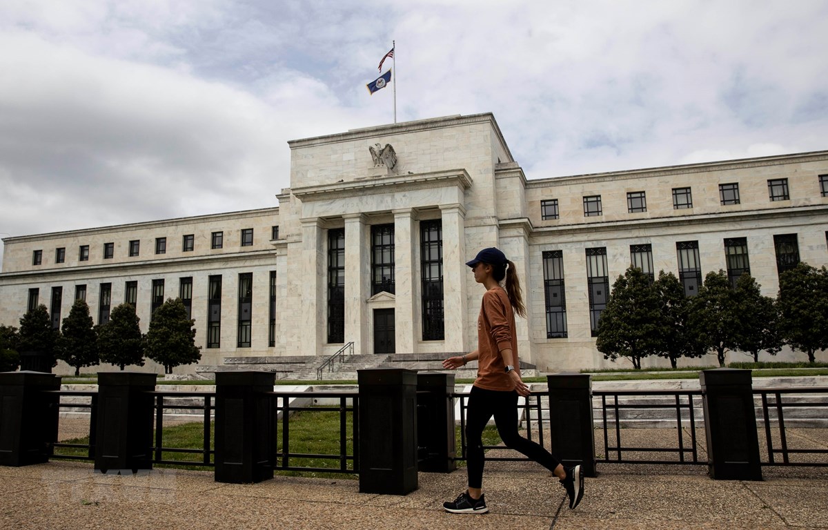 Trụ sở Ngân hàng dự trữ liên bang Mỹ (Fed)  tại Washington D.C., ngày 21/5/2020. 