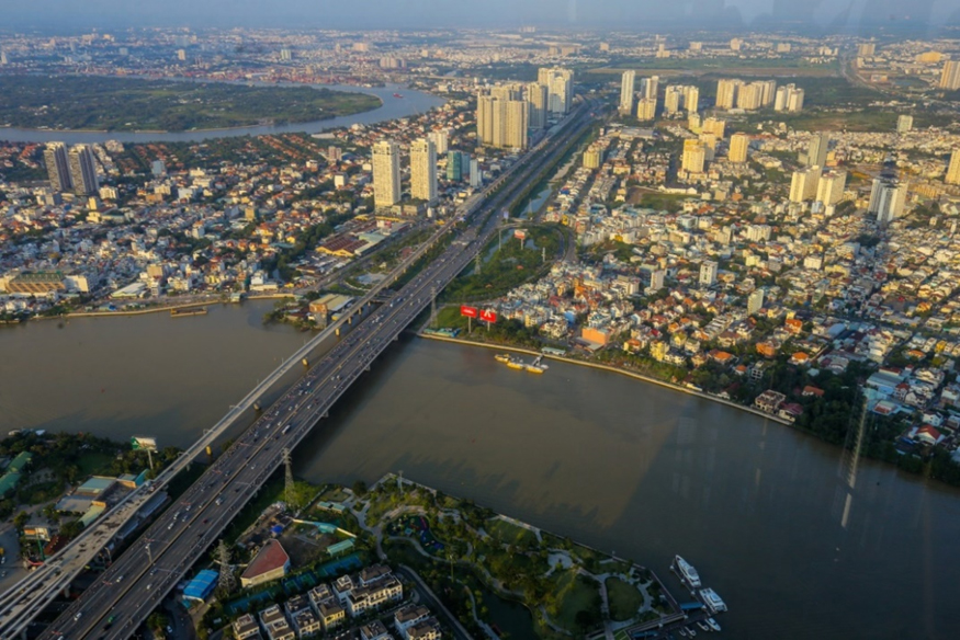 Dòng vốn đầu tư căn hộ dịch chuyển ra vùng giáp ranh Đông Sài Gòn. Ảnh: Quỳnh Trần