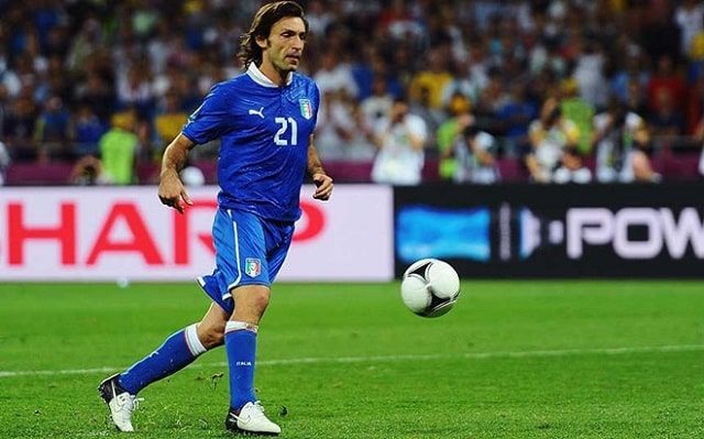 Andrea Pirlo là tiền vệ kiến thiết tài năng của bóng đá Italia.