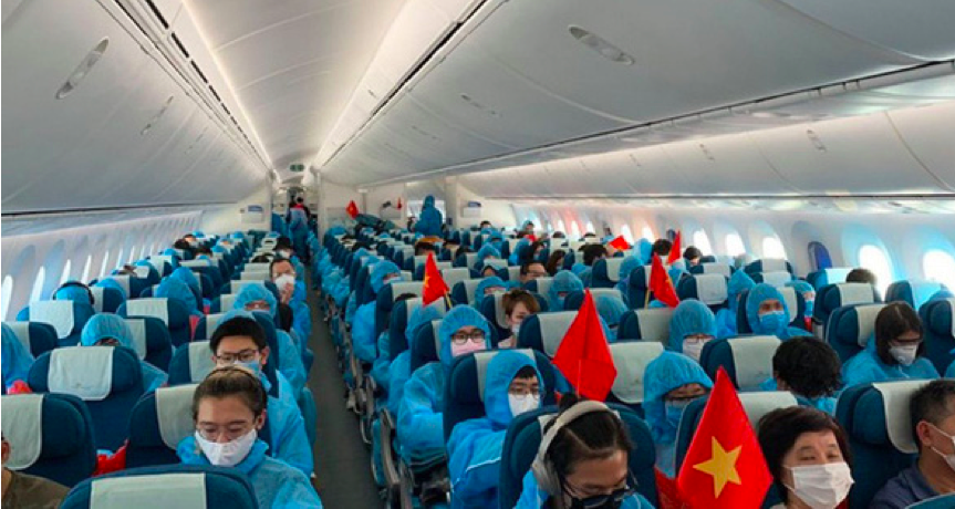 Hơn 21.000 công dân trở về nước trong mùa Covid-19 (nguồn: Internet).