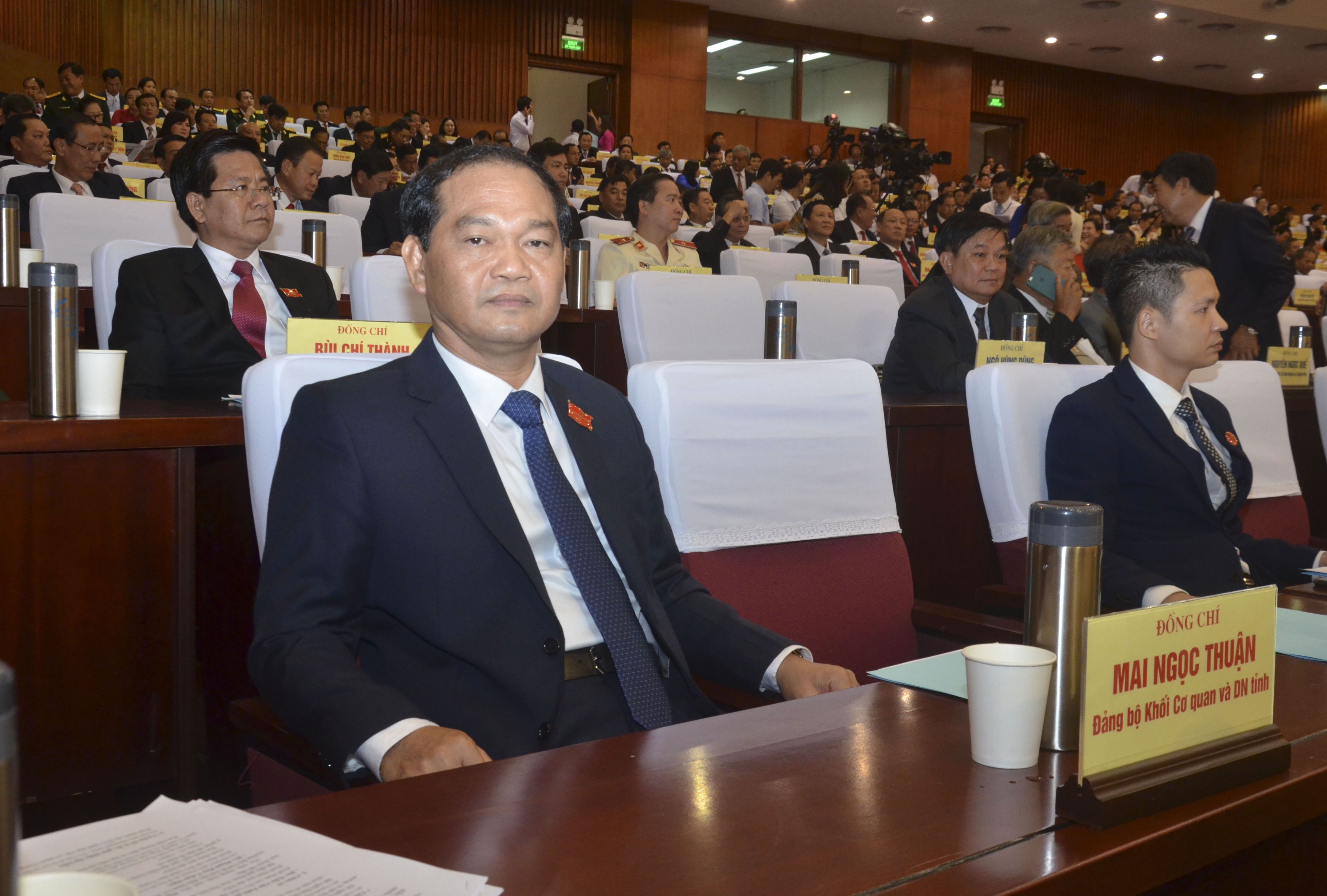 Đồng chí Mai Ngọc Thuận, Ủy viên Ban Thường vụ Tỉnh ủy, Phó Chủ tịch HĐND tỉnh dự Đại hội.