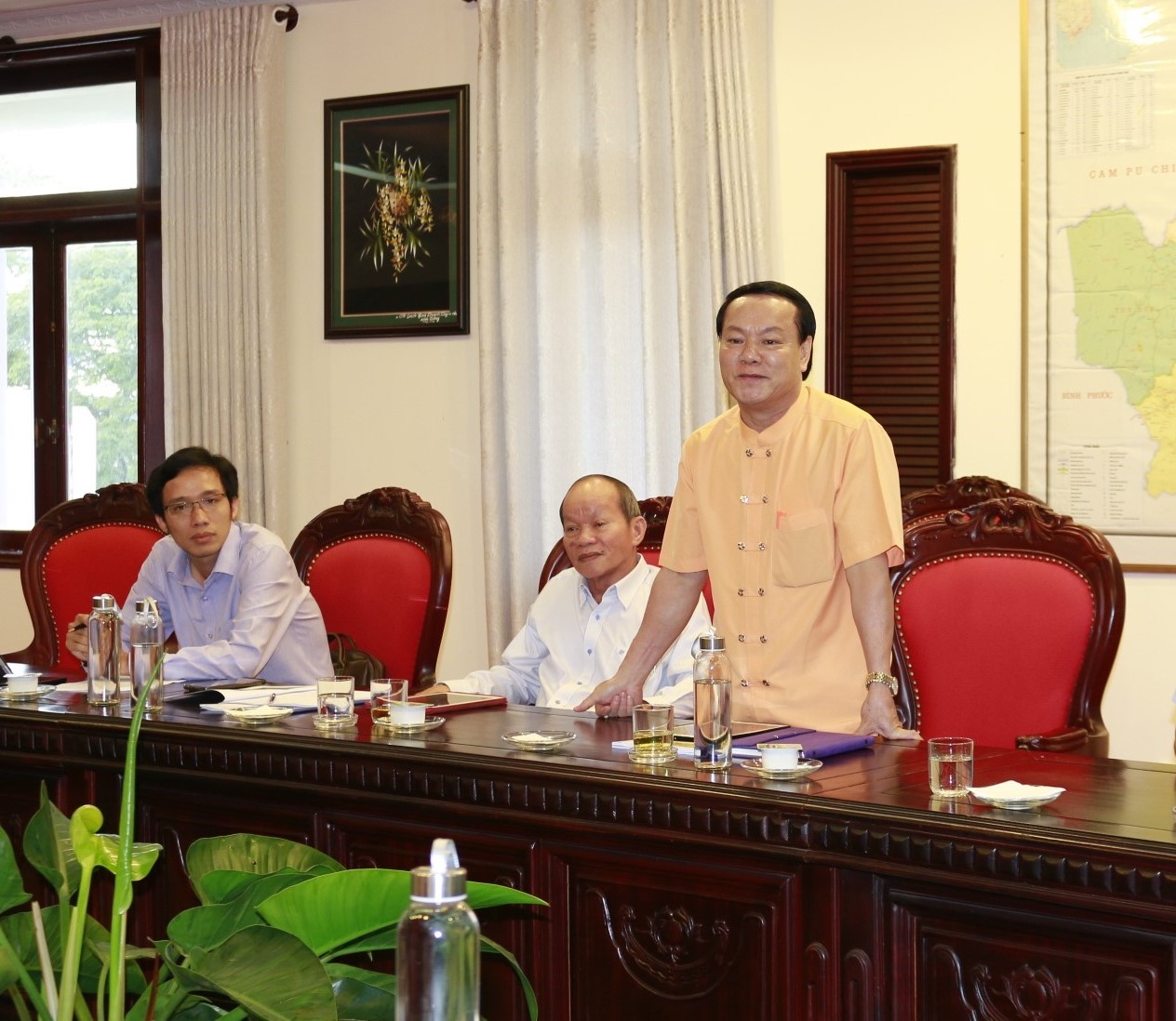 Ông Lê Thanh Thuấn - Tổng Giám đốc Sao Mai Group cam kết khi dự án hoàn thành sẽ góp phần thúc đẩy phát triển kinh tế vùng Tây Nguyên