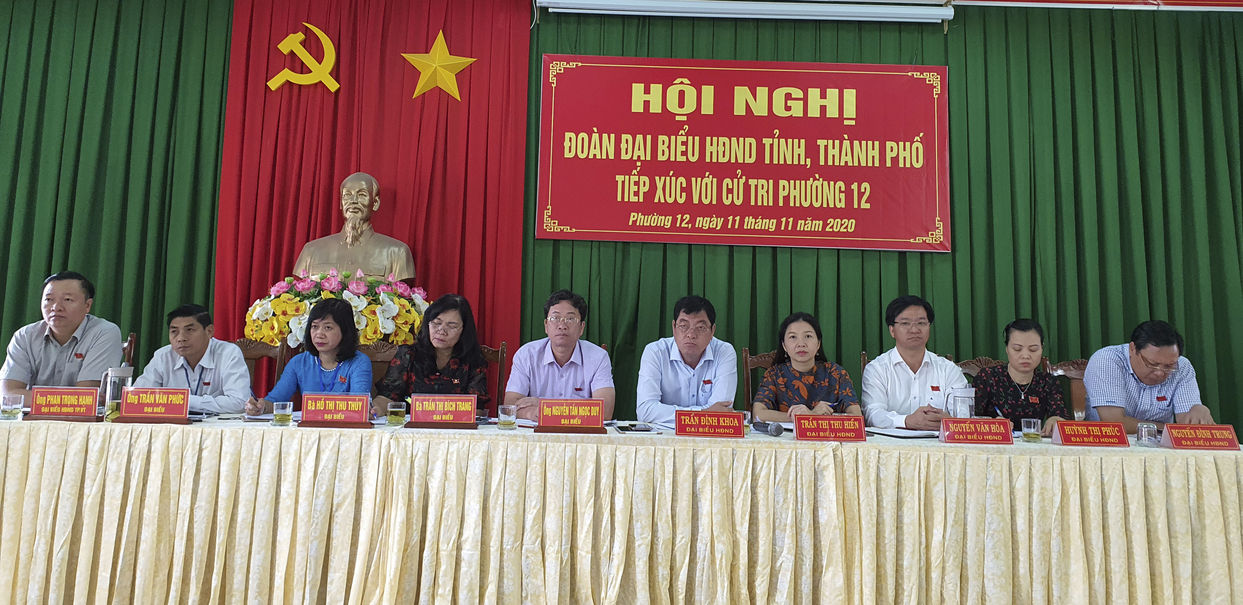 Tổ đại biểu số 3 HĐND tỉnh tiếp xúc cử tri phường 12 (TP. Vũng Tàu). TUYẾT MAI