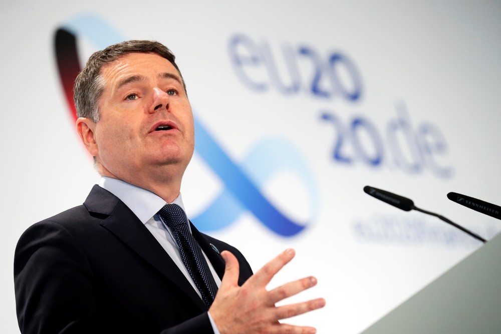 Chủ tịch Nhóm Bộ trưởng Tài chính Eurozone Paschal Donohoe.