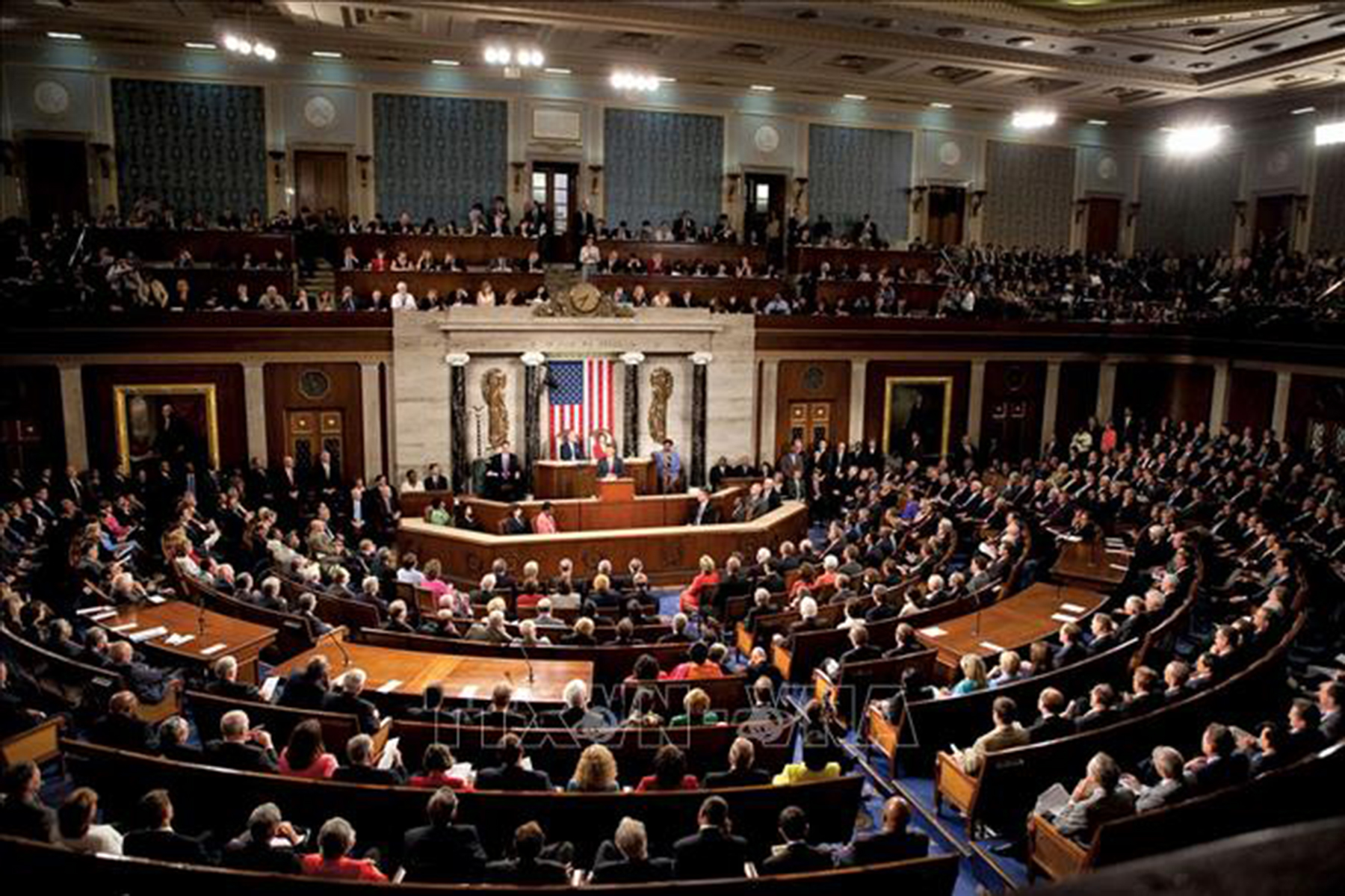 Toàn cảnh một phiên họp của Hạ viện Mỹ tại Washington DC. 