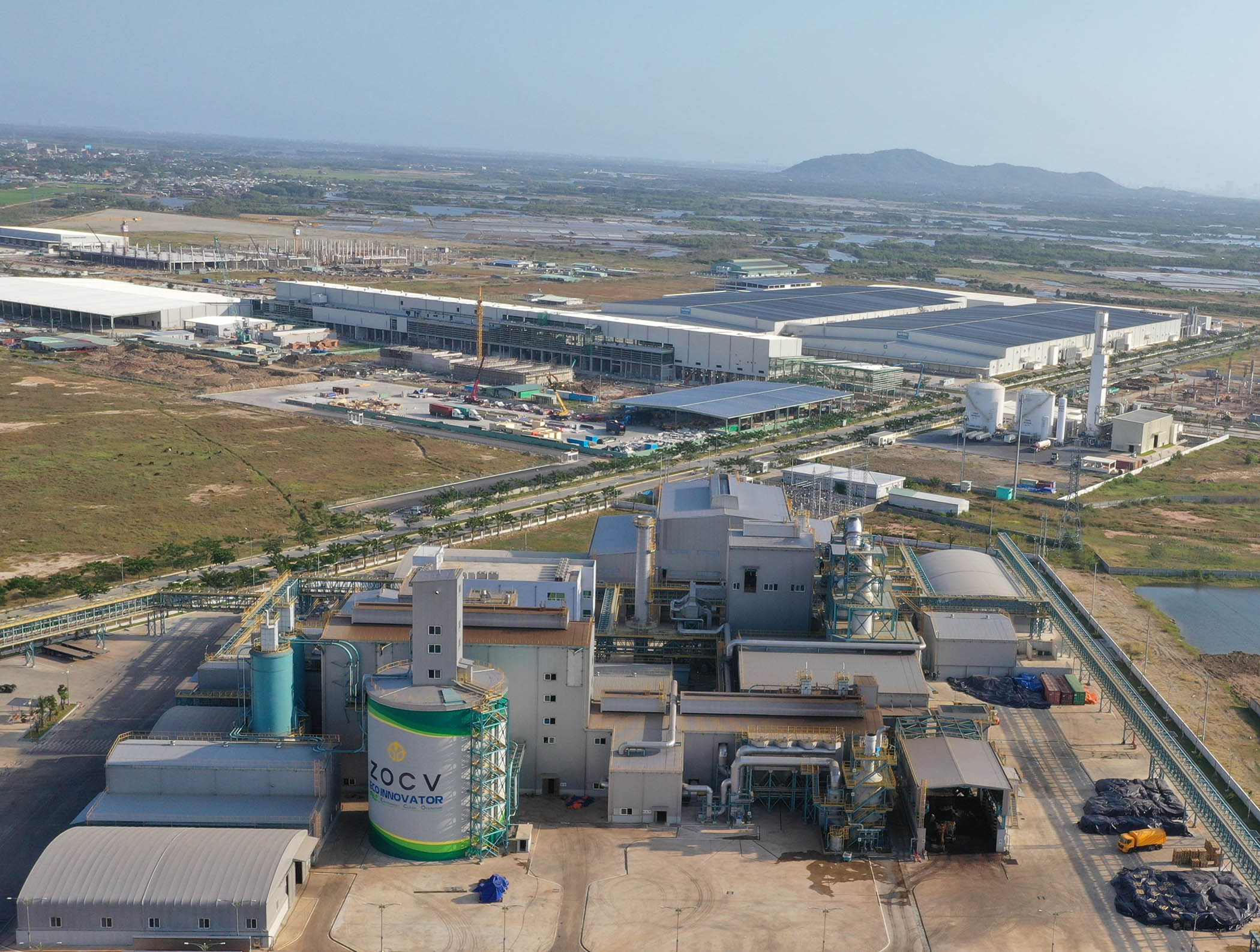 Năm 2021, BR-VT đặt chỉ tiêu giá trị sản xuất công nghiệp (không tính dầu thô và khí đốt) tăng 8,8%. Trong ảnh: Một góc KCN chuyên sâu Phú Mỹ 3, TX. Phú Mỹ.