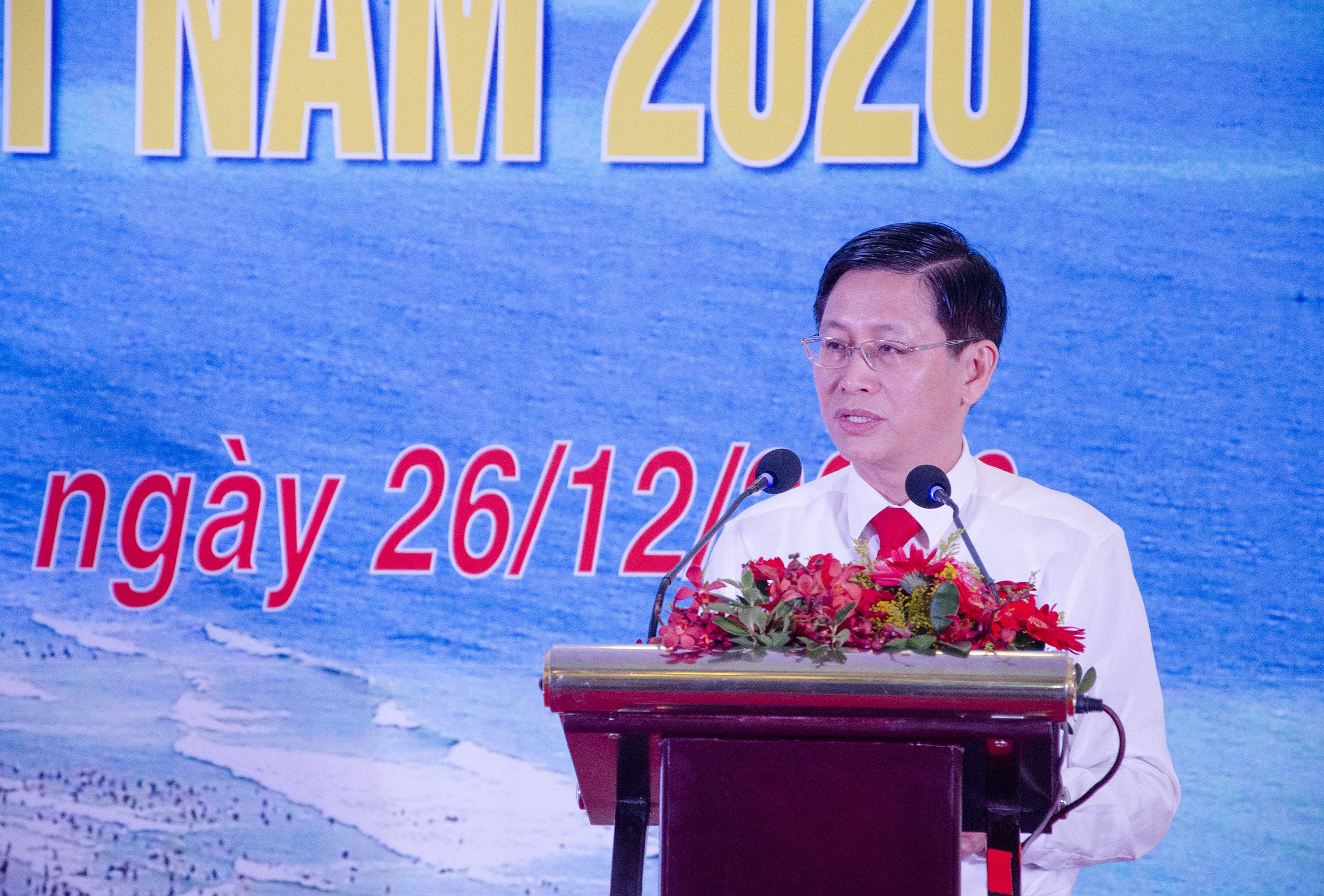 Ông Lê Ngọc Khánh, Phó Chủ tịch UBND tỉnh, Chủ tịch Hội đồng giám sát XSKT tỉnh phát biểu chỉ đạo tại Hội nghị.
