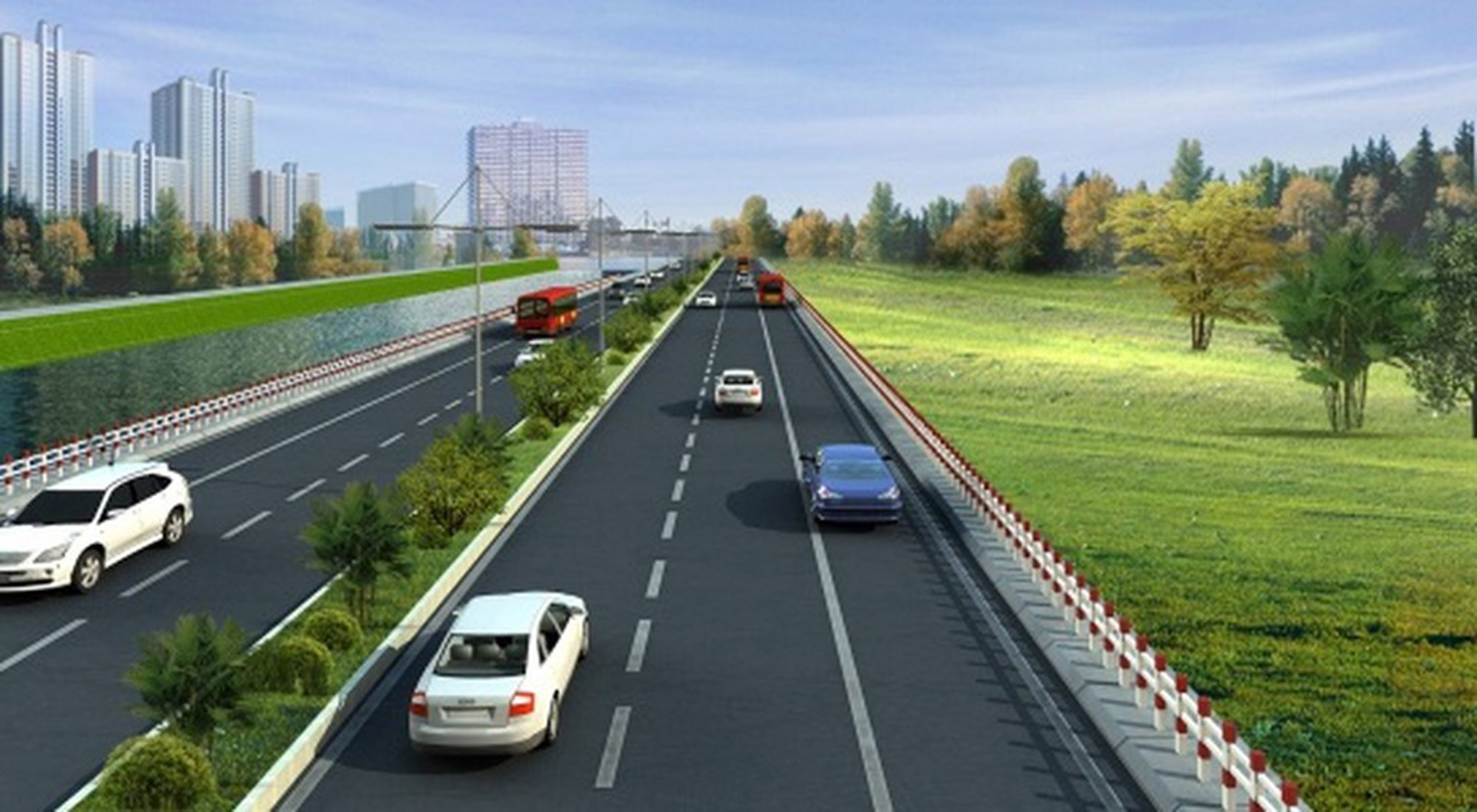 Phối cảnh dự án Cao tốc Biên Hòa - Vũng Tàu, được tỉnh BR-VT kiến nghị Trung ương bố trí vốn để có thể hoàn thành trong giai đoạn 2021-2025.