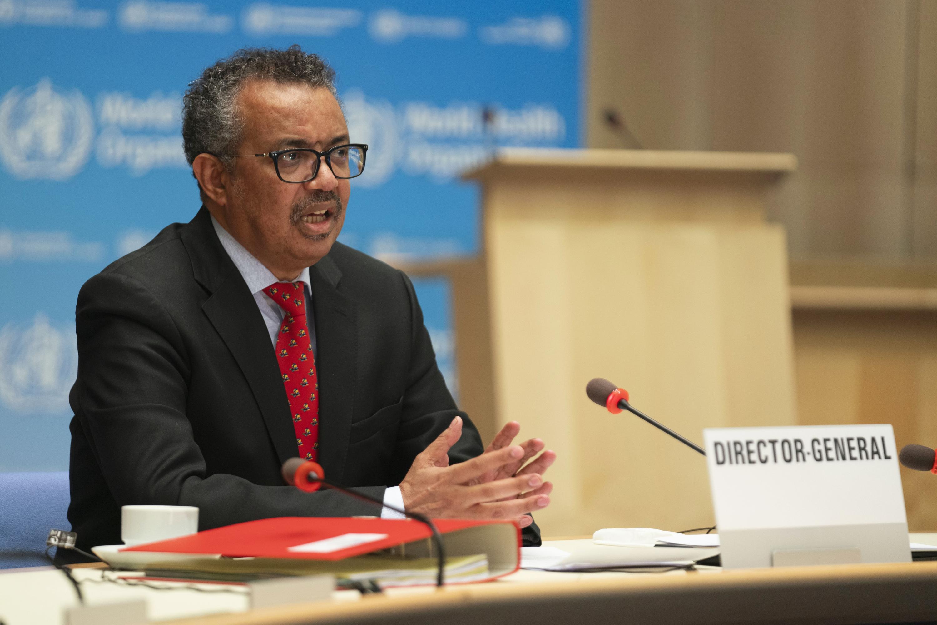 Tổng Giám đốc WHO Tedros Adhanom Ghebreyesus.