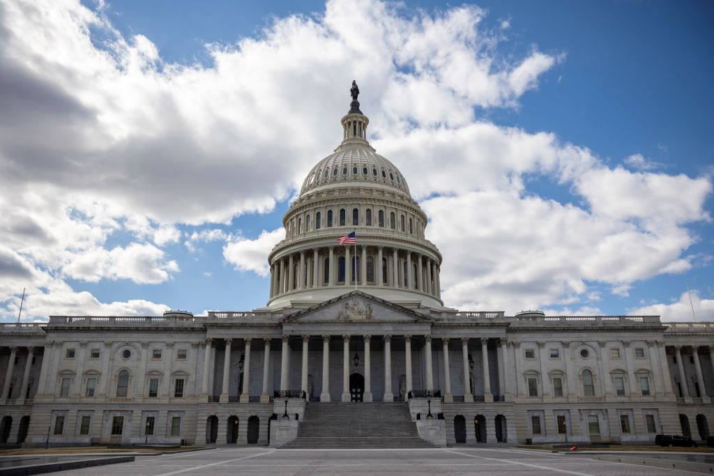 Tòa nhà Quốc hội Mỹ ở Washington. 