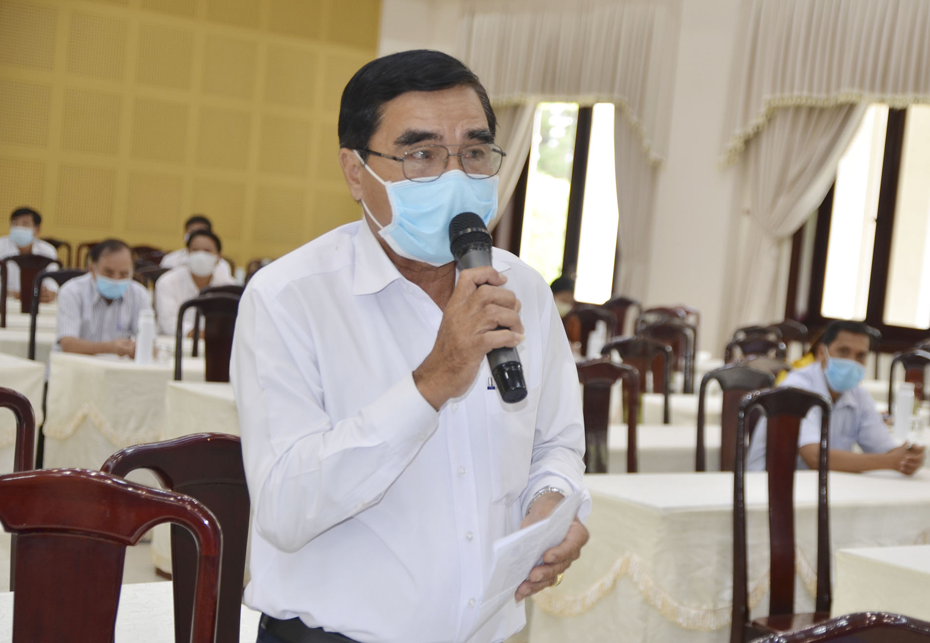 Cử tri Nguyễn Quang Sung, TT. Ngãi Giao, huyện Châu Đức mong muốn đại biểu HĐND tỉnh nhiệm kỳ 2021-2026 có những quyết sách mạnh mẽ, lãnh đạo huyện ngày càng phát triển.